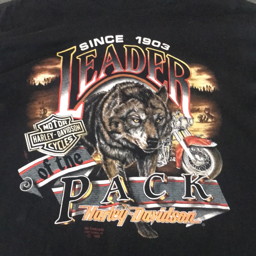 Bad Ass Harley Tee From 1990 Size XL